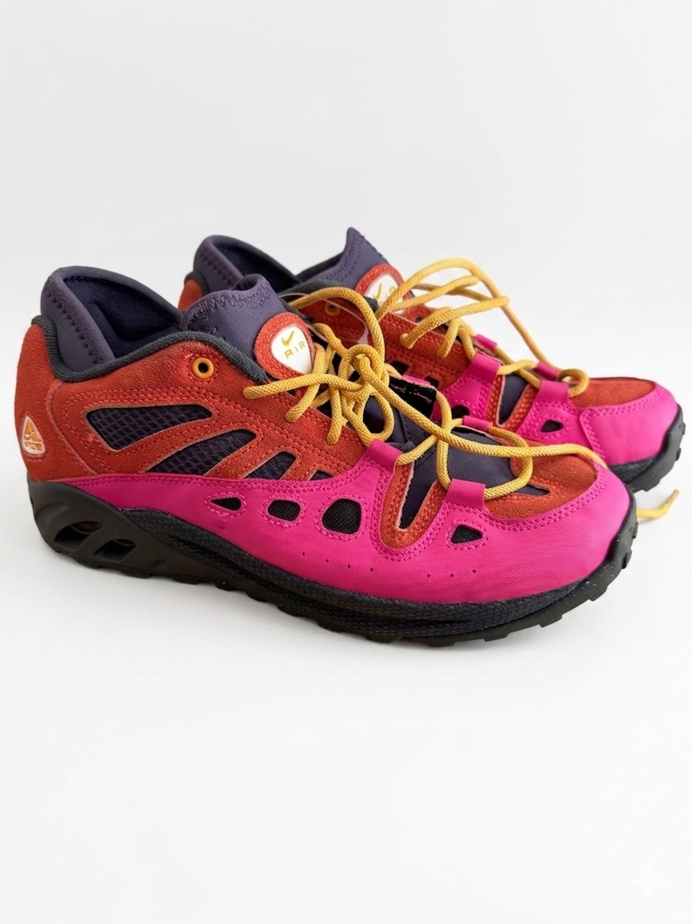 Nike ACG Air Exploraid Trail Sneakers Light Wild Mango Outdoor Hiking Shoes 7.5